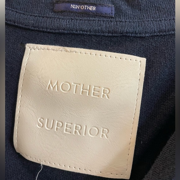 Pack of two MOTHER linen/cotton graphic tshirts XS - Picture 6 of 13